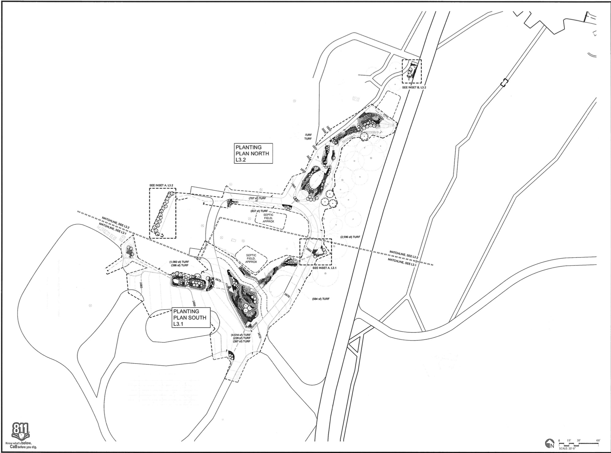 Studio Row Planting Plan